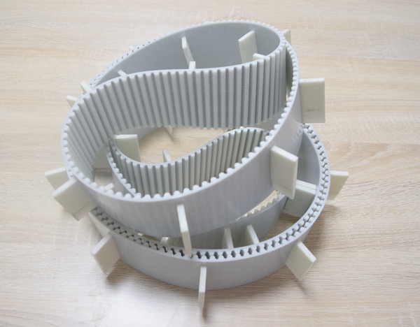 同步带加异形挡块