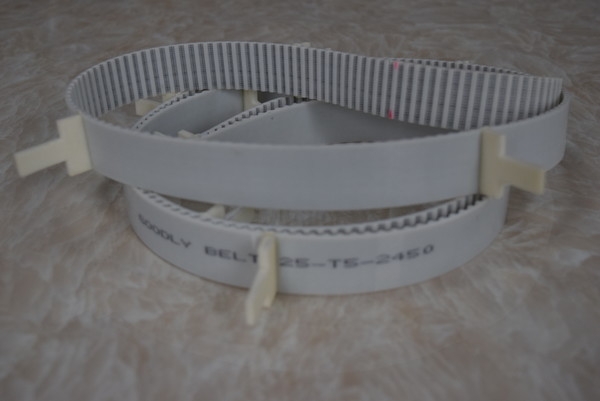 同步带加异形挡块